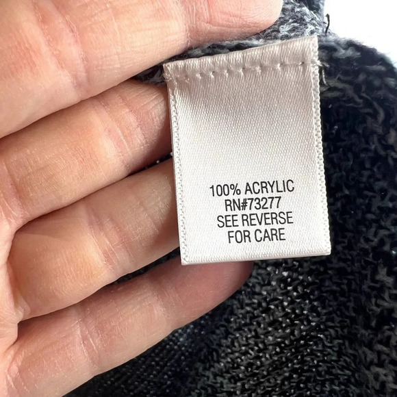 Croft & Barrow Marled Knit Scoop Neck Sweater Size Medium - Picture 6 of 8